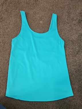 Old Navy Teal Scoop Neck Active Tank Top